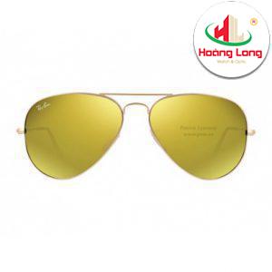 Kính mát Ray-Ban Aviator tráng gương vàng